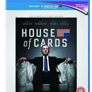 House of Cards - Season 1 Kevin Spacey 2015 New Blu-ray Top-quality