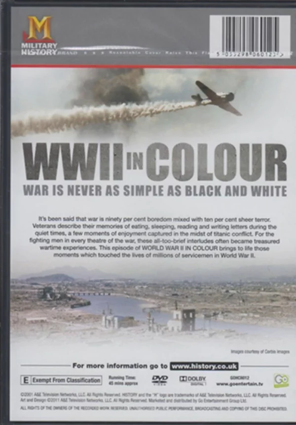 WWII in Colour - At Ease 2001 DVD Top-quality Free UK shipping