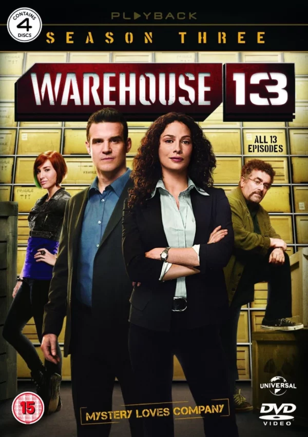 Warehouse 13 - Season 3 Eddie McClintock 2012 DVD Top-quality Free UK shipping