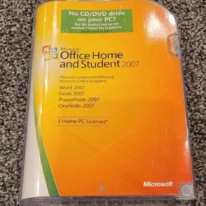 Microsoft Office 2007 Home Student 2007 2008 DVD Top-quality Free UK shipping