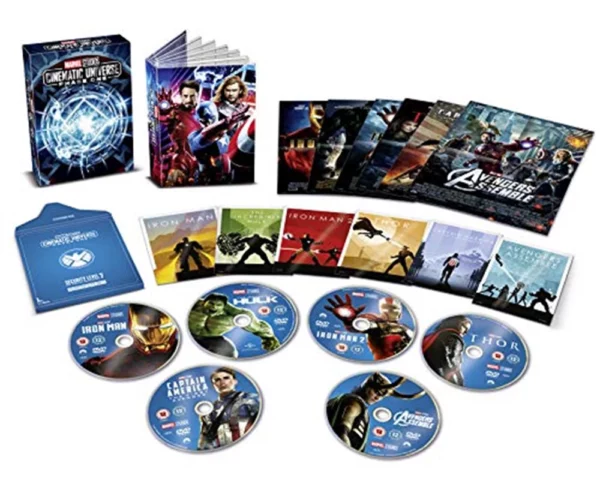 Marvel Studios Cinematic Universe: Phase One Robert Downey Jr 2018 DVD