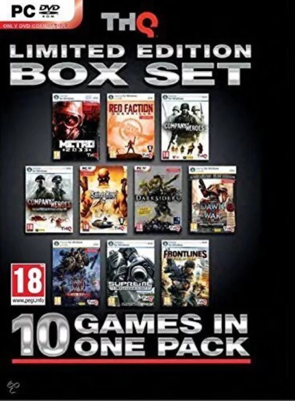 THQ LIMITED EDITION BOX SET PC pc 2011 Top-quality Free UK shipping