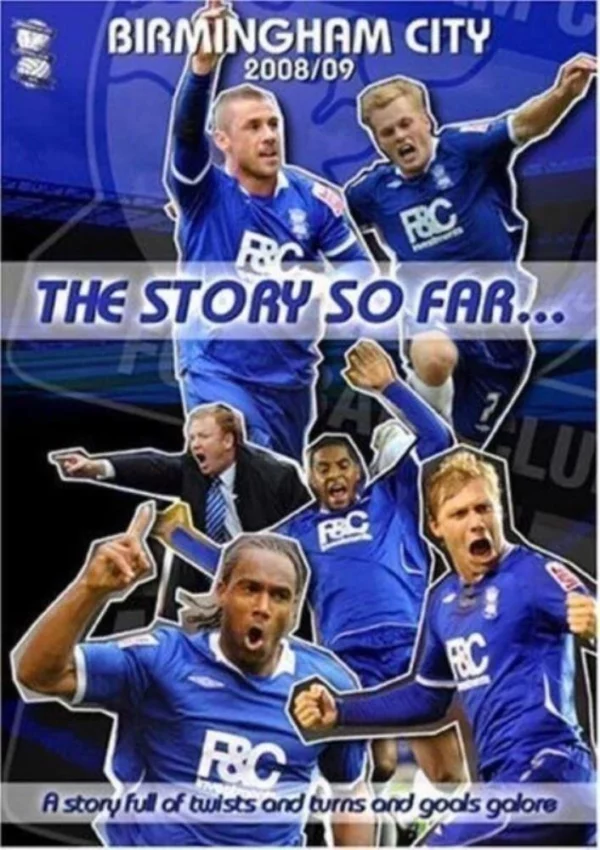 Birmingham City DVD Top-quality Free UK shipping