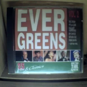 EVERGREENS EVERGREENS. 25 HITS & CLASSICS. VOL 2. CD. CAT No. 48017CD. CD