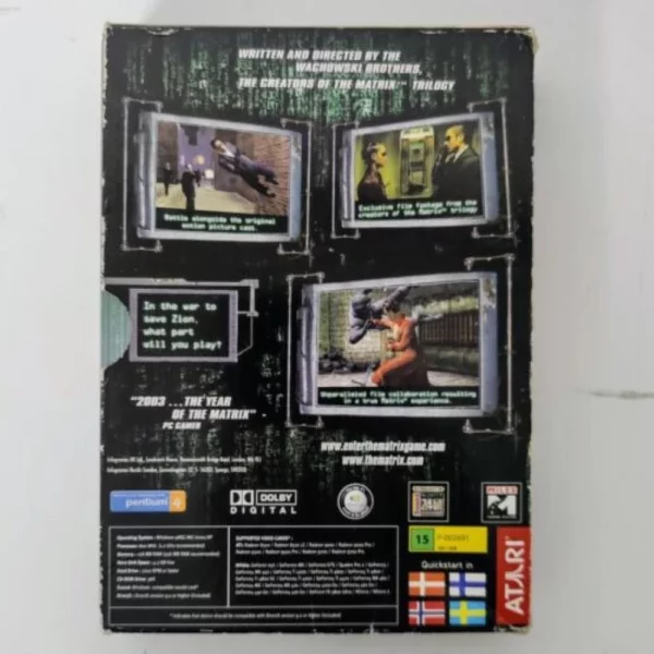 Enter the Matrix Windows 98/SE/ME/2000/XP 2003 Top-quality Free UK shipping