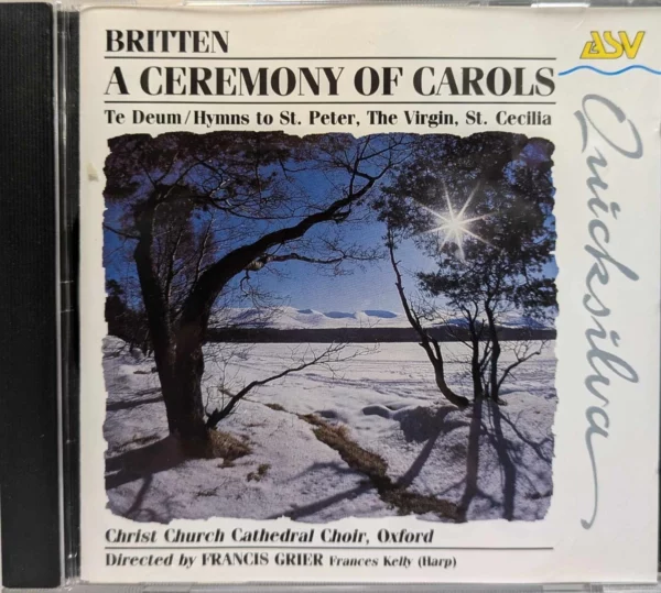 A Ceremony of Carols Christ Church Cathedral Choir, Oxford 1982 CD Top-quality