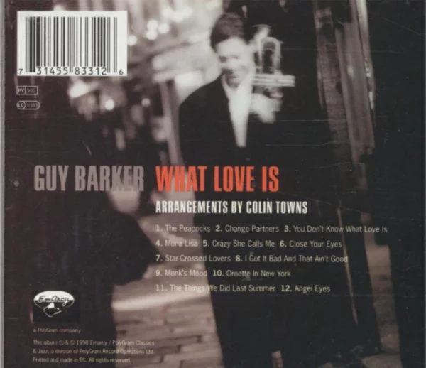 What Love Is Guy Barker 1998 CD Top-quality Free UK shipping