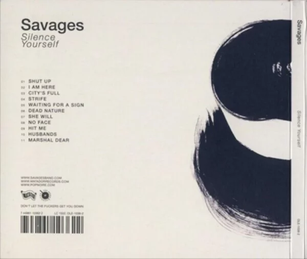 Silence Yourself Savages 2013 CD Top-quality Free UK shipping