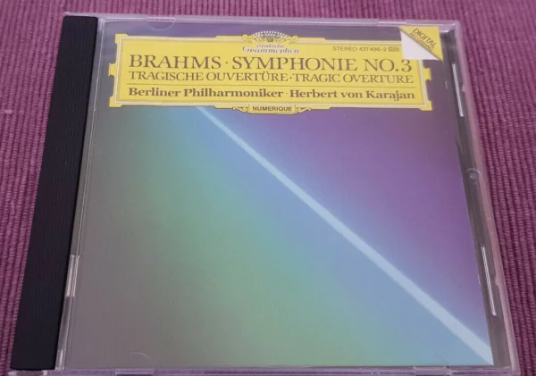 Brahms: Symphony 3 / Tragic Overture various 1989 CD Top-quality