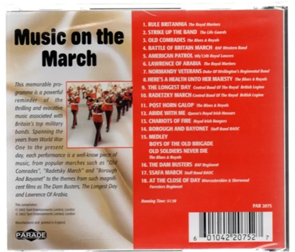 Music On The March Various Artists 2002 CD Top-quality Free UK shipping