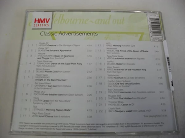 Classic Advertisements Various Artists 1993 CD Top-quality Free UK shipping