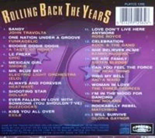 Rolling Back The Years - 70s: 1978 - 1979 Various Artists 2005 CD Top-quality