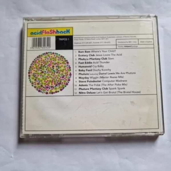 Various : Acid Flashback Various Artists 1995 CD Top-quality Free UK shipping