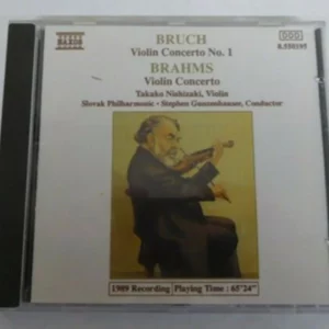 Bruch: Violin Concerto No.1 / Brahms: Violin Concerto Various Artists 1993 CD