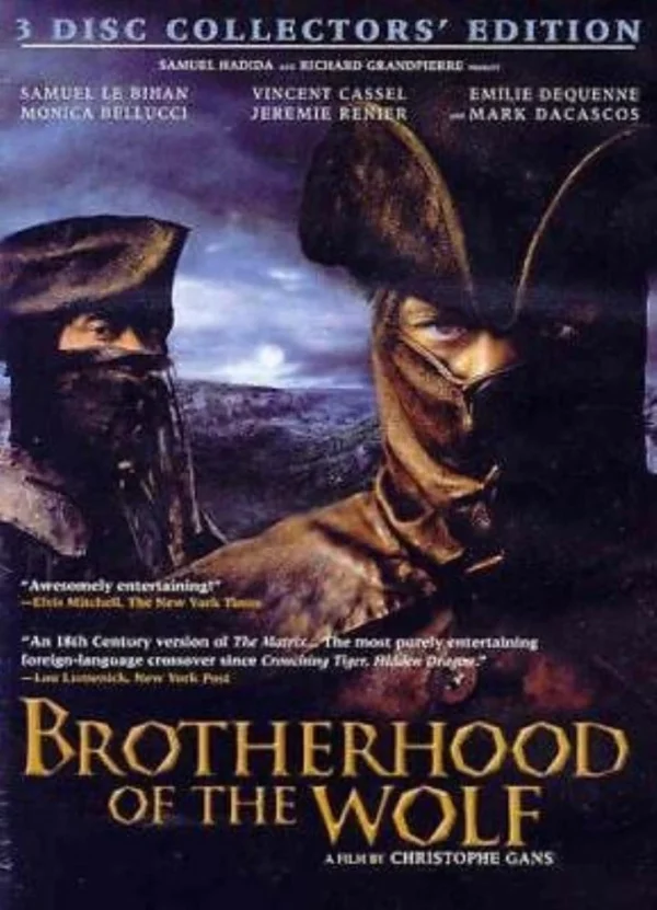 Brotherhood of Wolf DVD Top-quality Free UK shipping