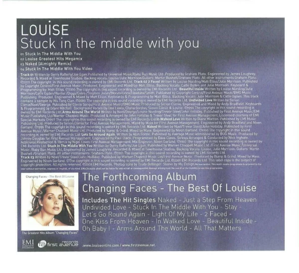 Stuck In The Middle With You Louise 2001 CD Top-quality Free UK shipping