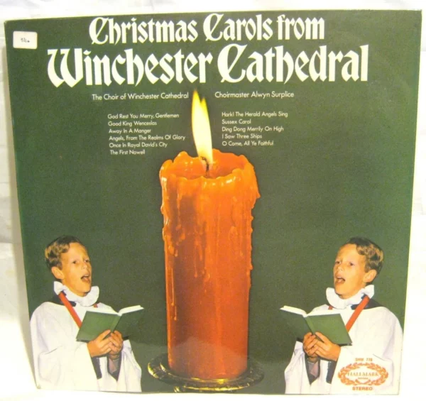 Christmas Carols Winchester Cathedral Various 1972 Records Top-quality