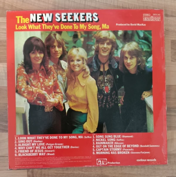 Look What They've Done To My Song Ma The New Seekers 1972 Records Top-quality