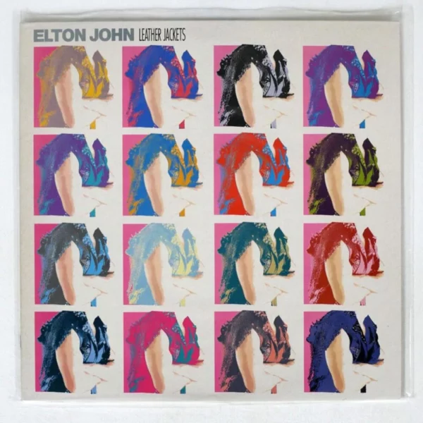 Leather Jackets Elton John 1986 Records Top-quality Free UK shipping