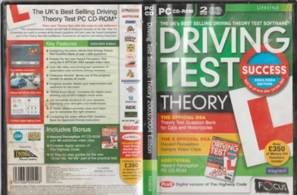 Driving Test Success All Tests 2003/2004 2003 DVD Top-quality Free UK shipping