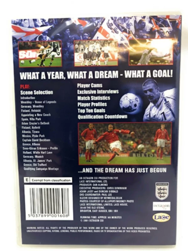 England's Dream Ticket Does not Apply DVD Top-quality Free UK shipping