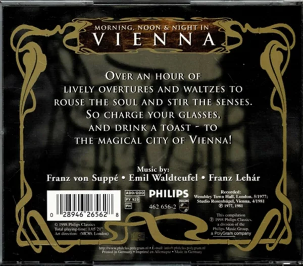 Morning Noon & Night In Vienna London Philharmonic Orchestra Neville 1998 CD