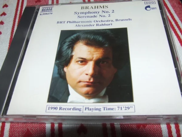 Brahms - Symphony No 2 & Serenade No 2 Alexander Rahbari 1990 CD Top-quality