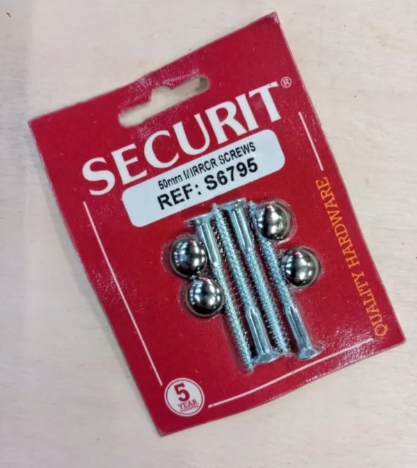 Screws Chrome Head 50mm Top-quality Free UK shipping