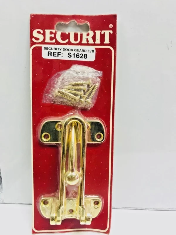 Brass Plated DOOR GUARD BOLT 110mm Top-quality Free UK shipping