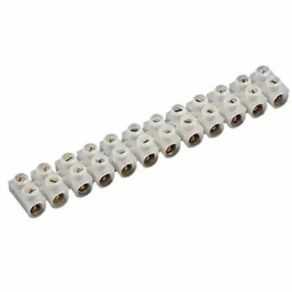 Terminal Connector 5Amp Single Strip of 12 Way Electrical Choc Block Wire