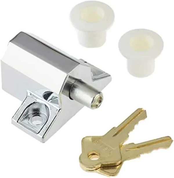 Yale Chrome Patio Door Lock With 2 Keys Top-quality Free UK shipping