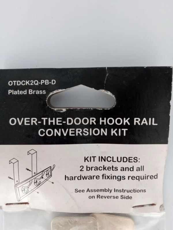 OVER THE DOOR HOOK RAIL Conversion Kit Top-quality Free UK shipping