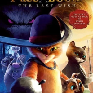 Puss in Boots The Last Wish Antonio Banderas 2023 DVD Top-quality