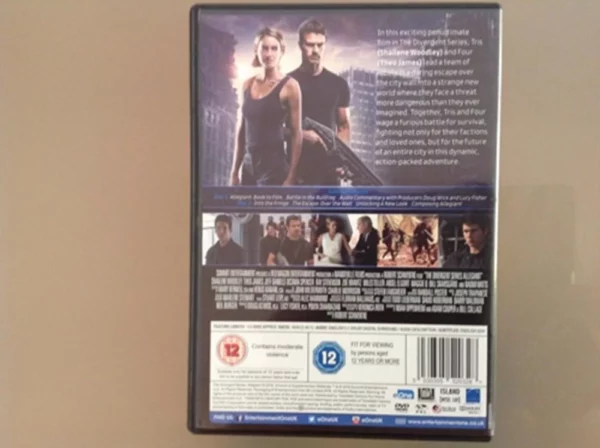 Allegiant Shailene Woodley 2016 DVD Top-quality Free UK shipping