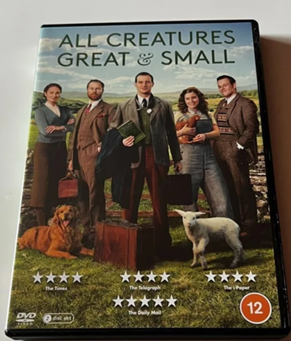 All Creatures Great & Small Nicholas Ralph 2020 DVD Top-quality