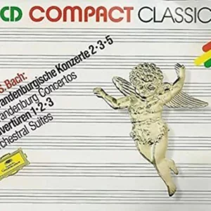 Bach Brandenburg Concertos 2, 3, 5 Overtures 1-3 variuos 1968 CD Top-quality