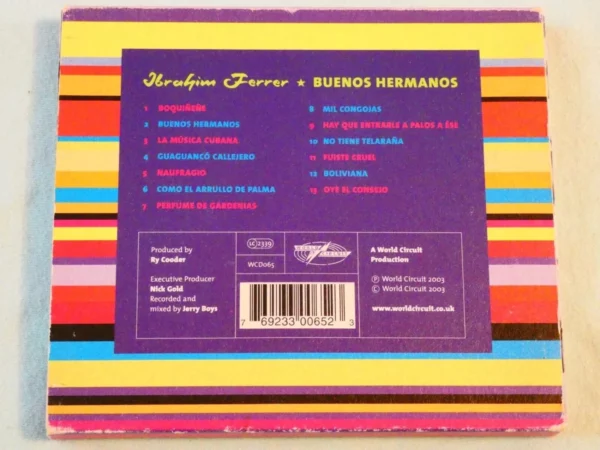 Buenos Hermanos Ibrahím Ferrer 2003 CD Top-quality Free UK shipping