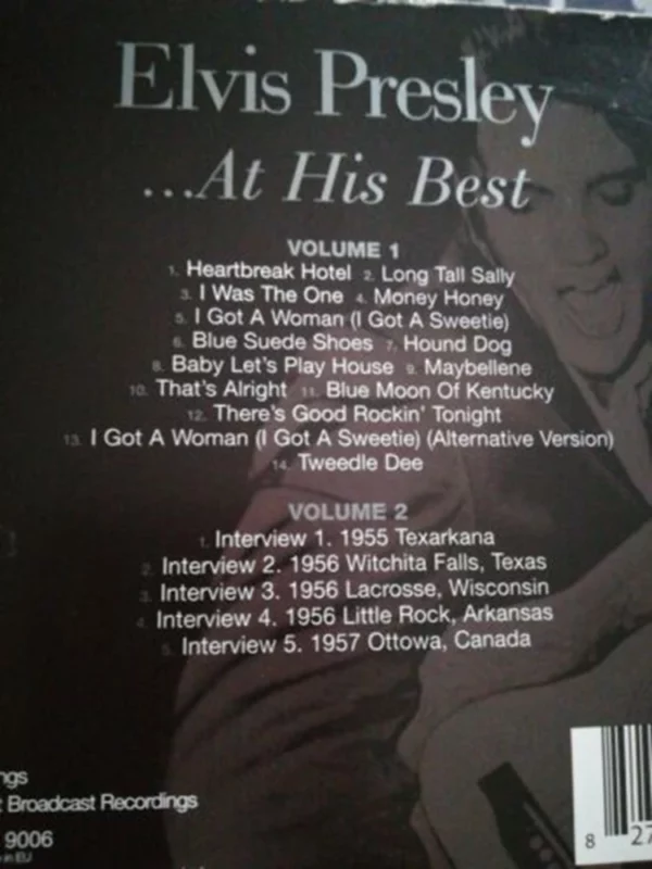 At His Best Elvis Presley 2003 New CD Top-quality Free UK shipping