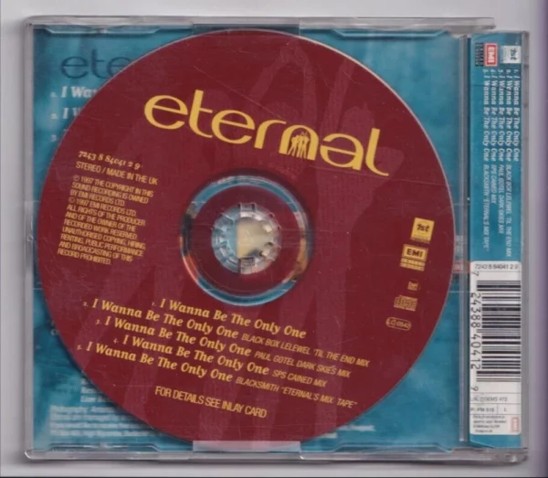 ETERNAL-I Wanna Be The Only One (The Mixes) Eternal CD Top-quality