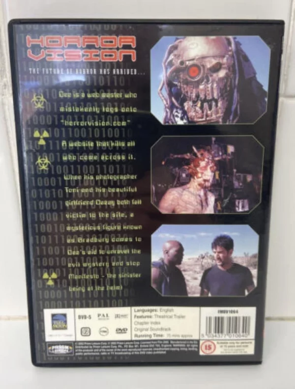 Horrorvision Jake Leonard 2002 DVD Top-quality Free UK shipping