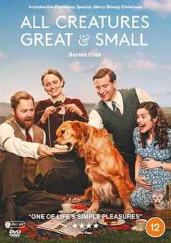 All Creatures Great & Small: Series 4 Nicholas Ralph 2023 DVD Top-quality