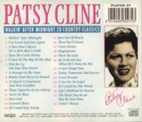 Walkin' After Midnight Patsy Cline 1998 CD Top-quality Free UK shipping