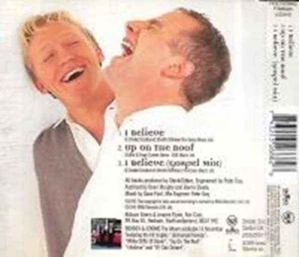 I Believe / Up On The Roof Robson and Jerome 1995 CD Top-quality