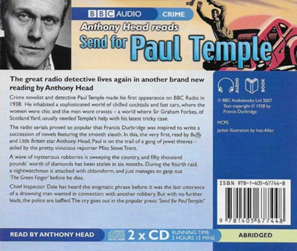 Send for Paul Temple various 2007 CD Top-quality Free UK shipping