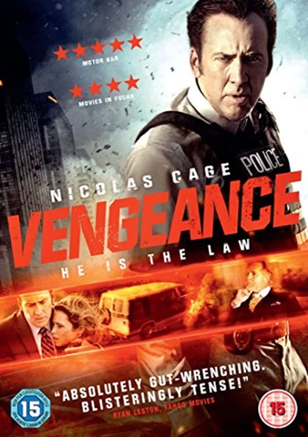 Vengeance Nicolas Cage 2017 DVD Top-quality Free UK shipping