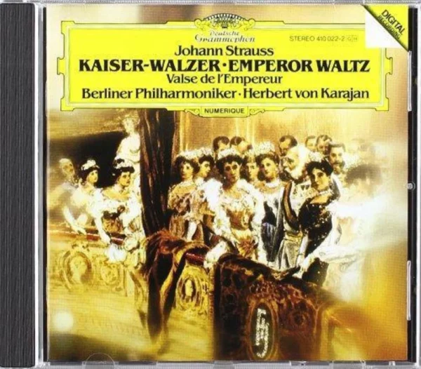 J Strauss: Kaiserwalzer Berlin Philharmonic Orchestra 1981 CD Top-quality