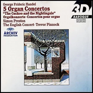 HANDEL 5 Organ Concertos English Concert 1984 CD Top-quality Free UK shipping