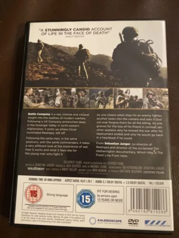 Battle Company: Korengal 2014 DVD Top-quality Free UK shipping