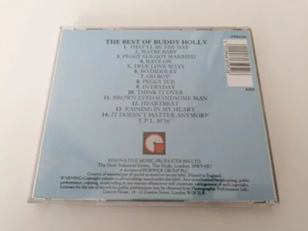 The Best Of Buddy Holly Buddy Holly 1988 CD Top-quality Free UK shipping