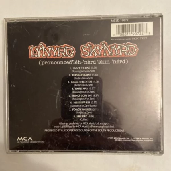 (Pronounced 'Lĕh-'nérd 'Skin-'nérd) Lynyrd Skynyrd Lynyrd Skynyrd CD Top-quality